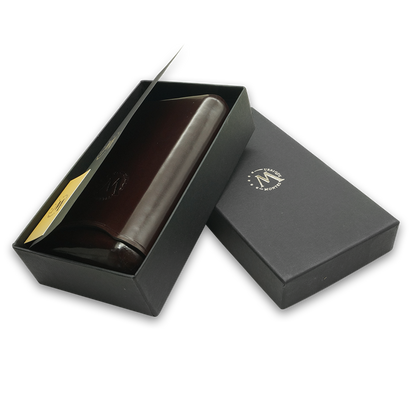 Montes Gerçek Deri El Yapımı 65 Ring Viena Üçlü Puro Kılıfı