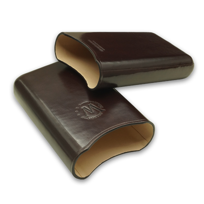 Montes Gerçek Deri El Yapımı 65 Ring Viena Üçlü Puro Kılıfı