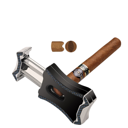 QC-1 Gümüş Lacivert V-Cut Puro Kesici