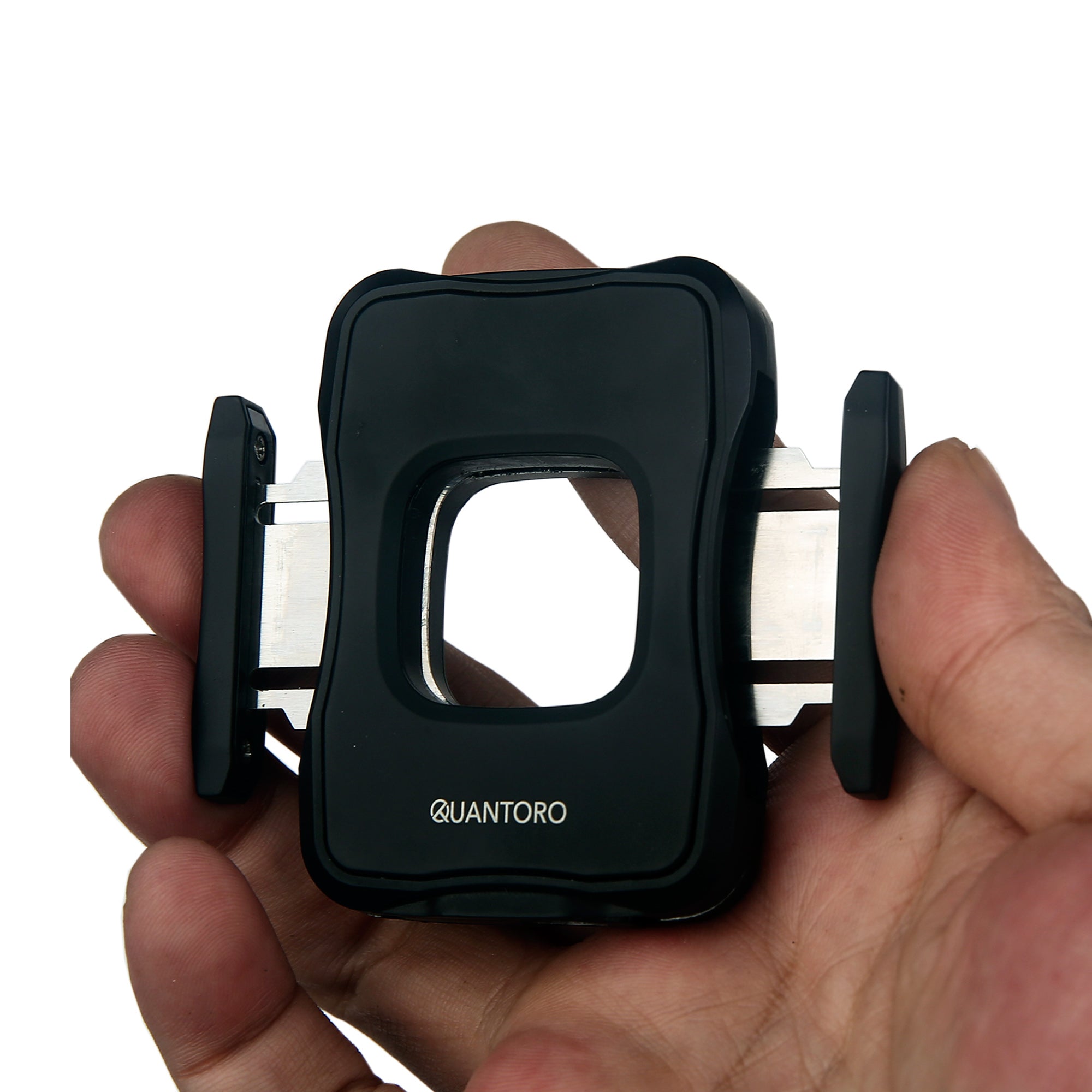 Quantoro QC-14 Dikdörtgen Çift Bıçaklı Black Puro Kesici