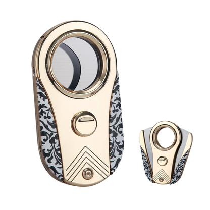 QC-3 Altın Beyaz Puro Kesici