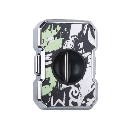 Quantoro QC-7 Chrome Graffiti V Cigar Cutter