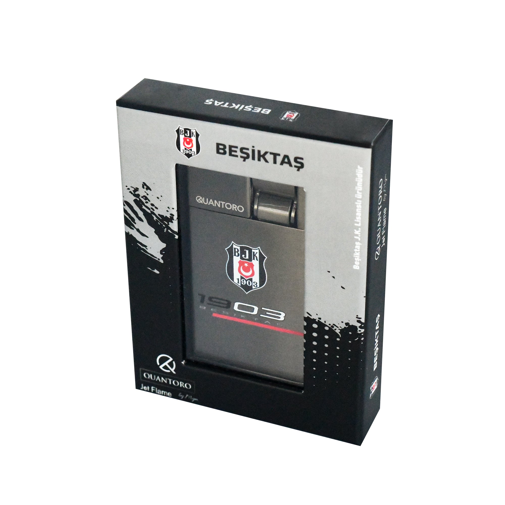 Beşiktaş Premium Jet Kutulu Taraftar Çakmak QT-1