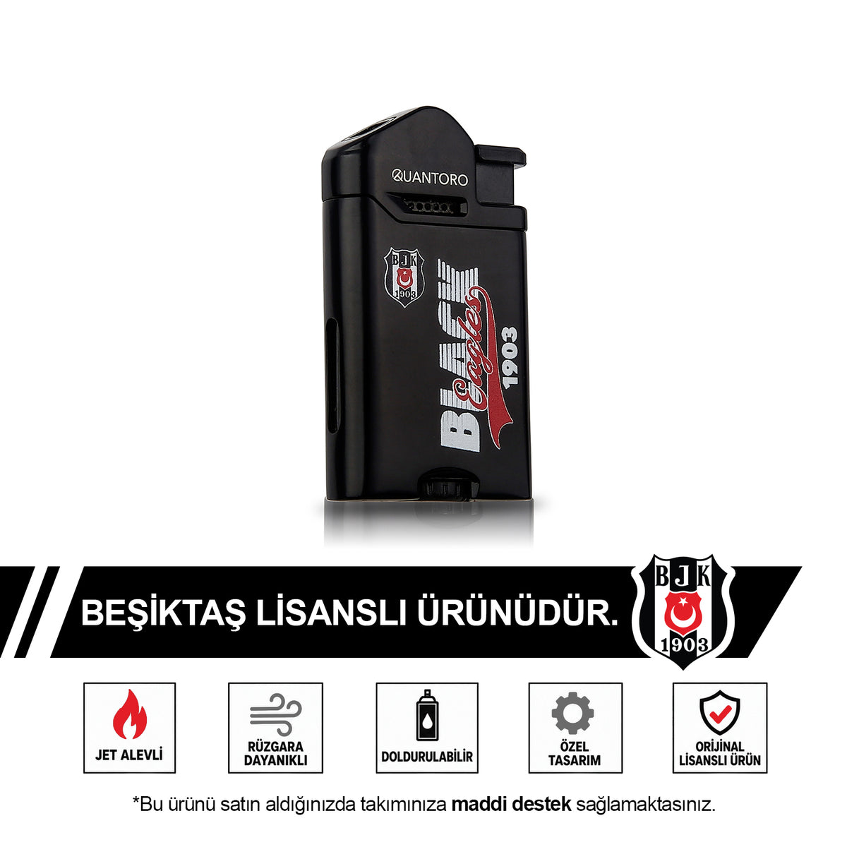 Quantoro Metal Jet Fan Lighter BJK-3