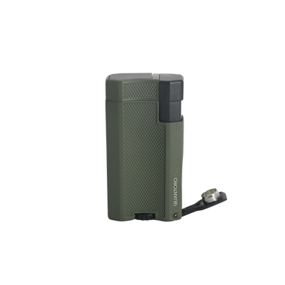 Quantoro MGM04-2 Delicili Çift Jet Alev Green Çakmak