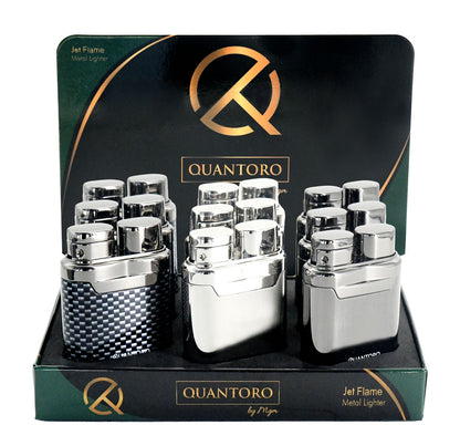 Quantoro MGM04-21 9'lu Carbon Tek Torch Jet Alev Çakmak