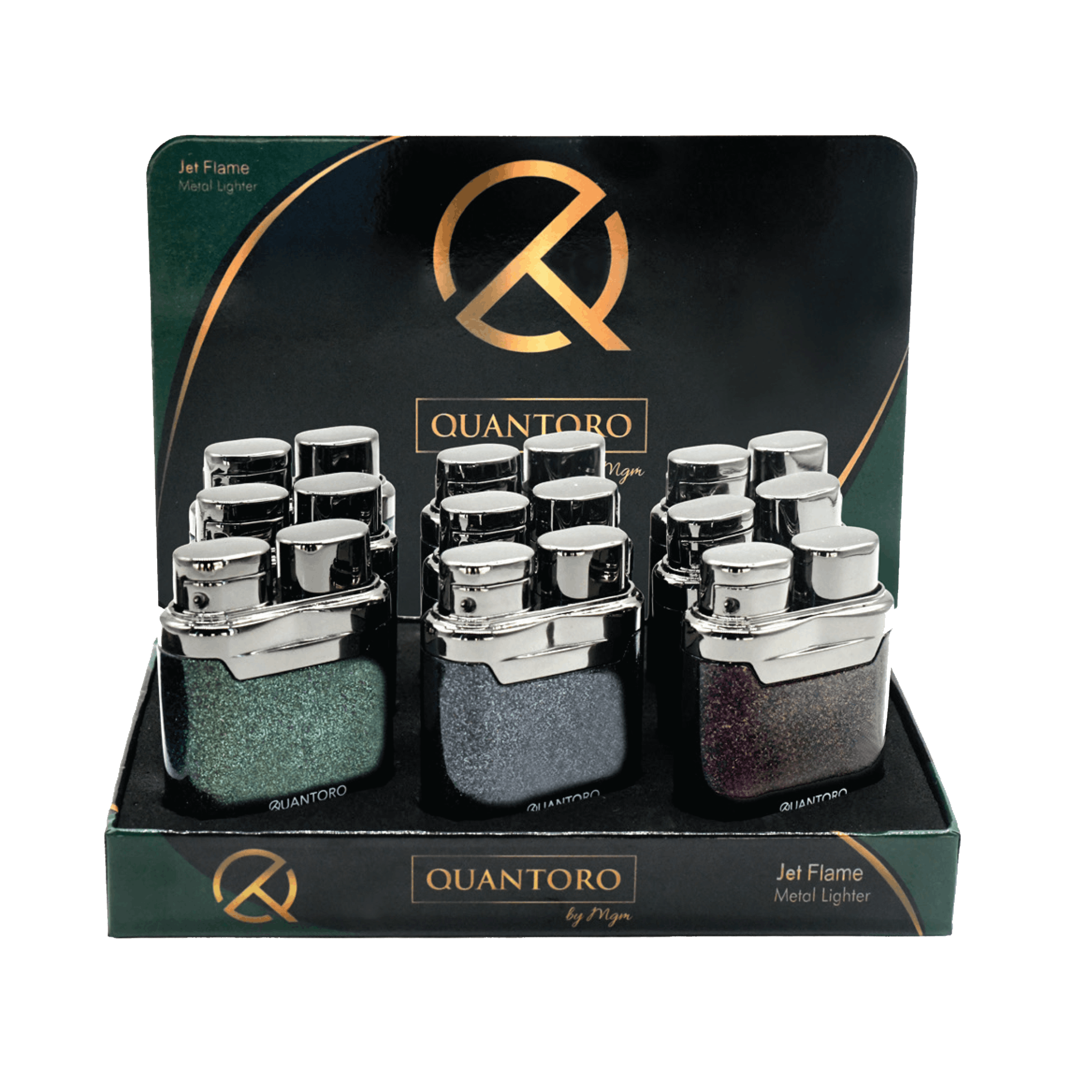 Quantoro MGM04-21 Spark Jet Çakmak 9'lu Stant