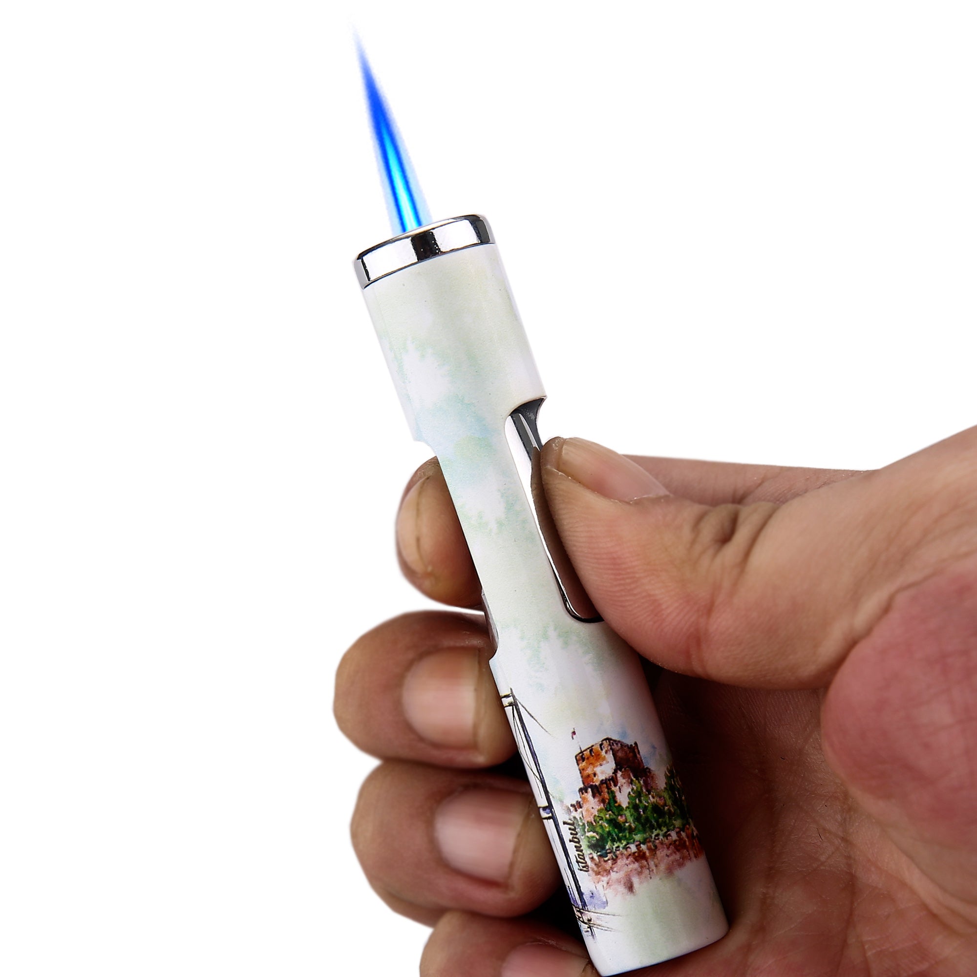 Quantoro MGM05-66 20'li İstanbul Jet Alev Kalem Çakmak