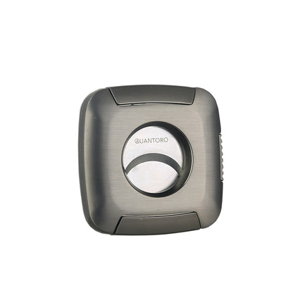 Quantoro QC-11 Kare Çift Bıçaklı Gunmetal Puro Kesici