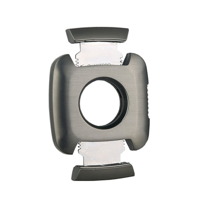 Quantoro QC-11 Kare Çift Bıçaklı Gunmetal Puro Kesici