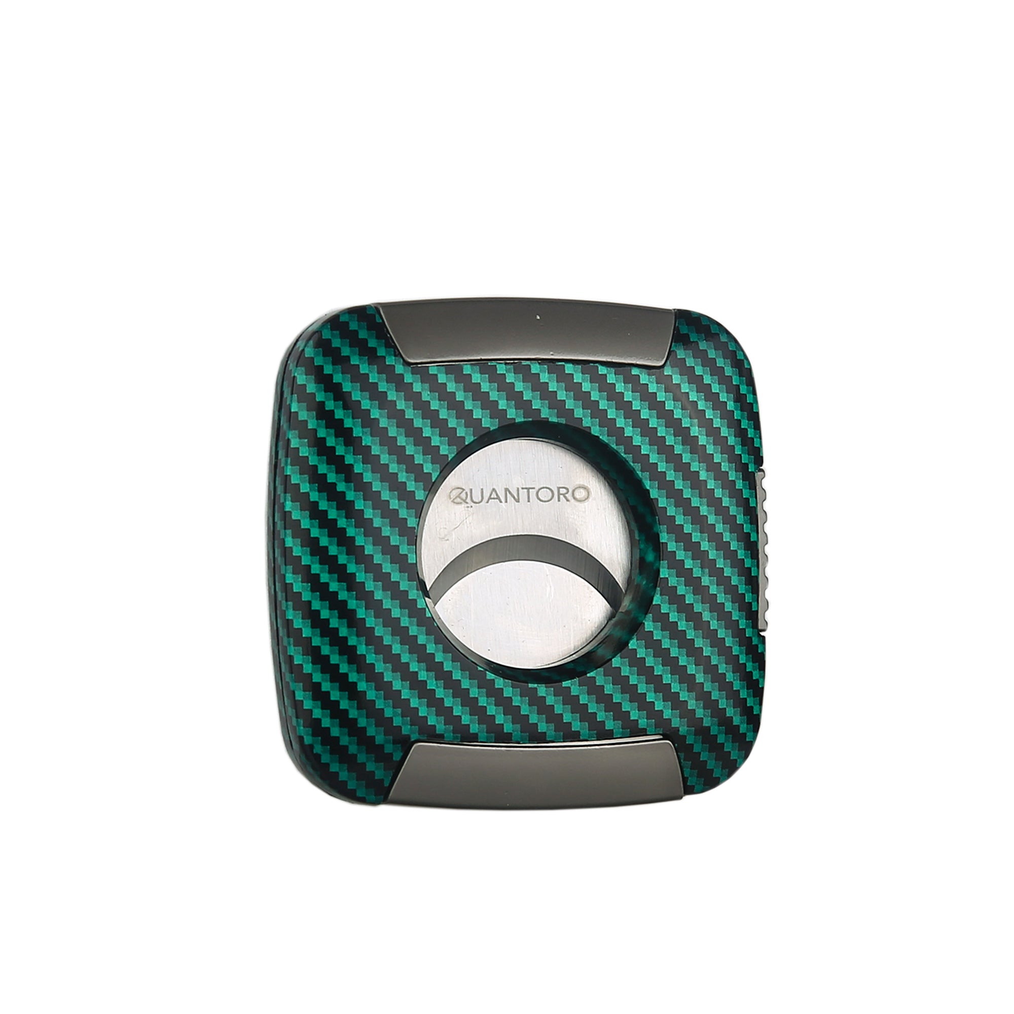 Quantoro QC-11 Kare Çift Bıçaklı Green Carbon Puro Kesici