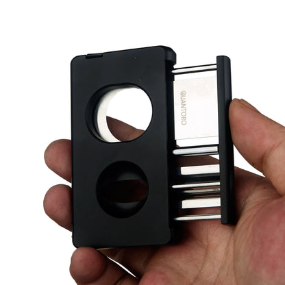 Quantoro QC-12 Düz/V-Kesim E-Black Puro Delicili İğneli Kesici