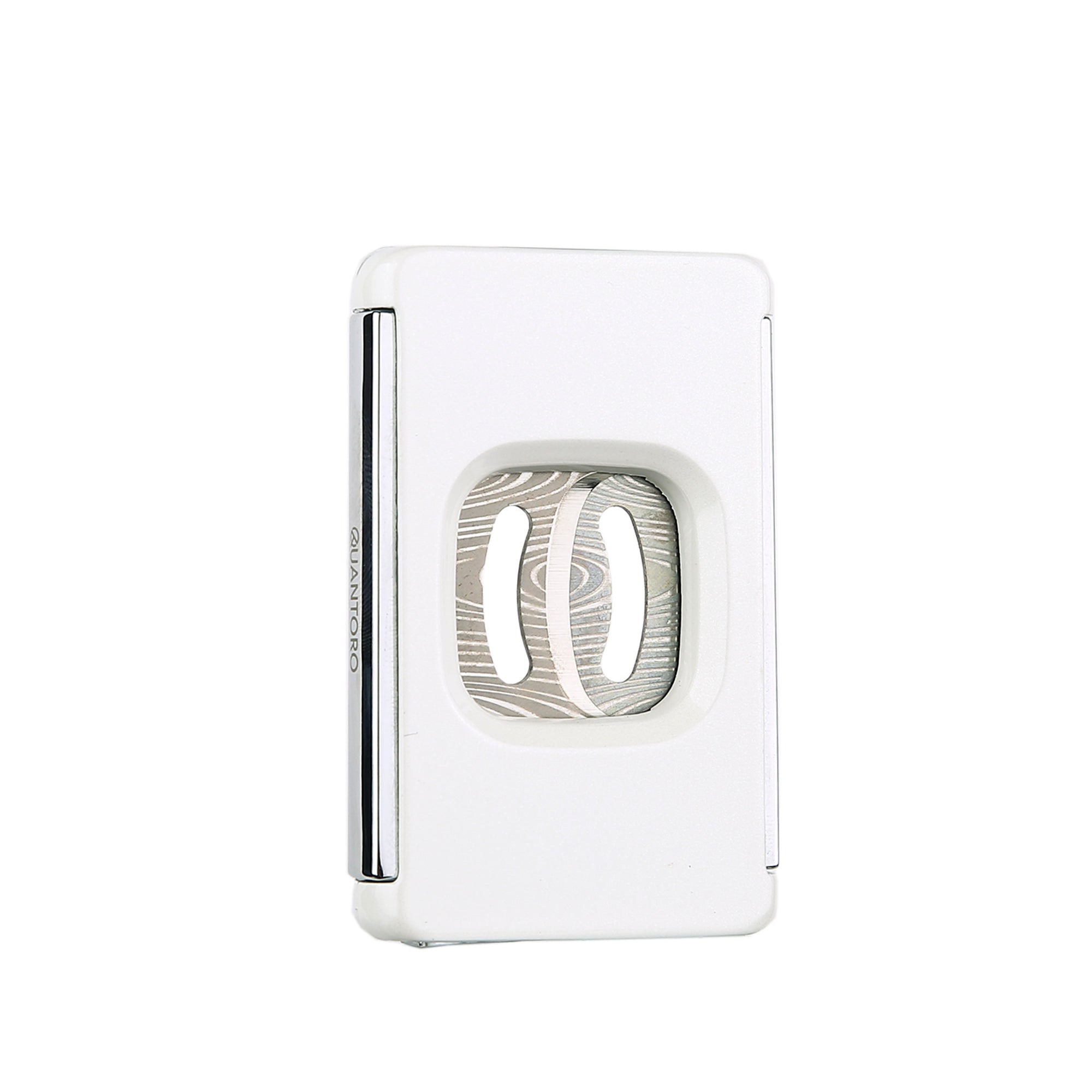 Quantoro QC-13 Damascus Çift Bıçaklı White Puro Kesici