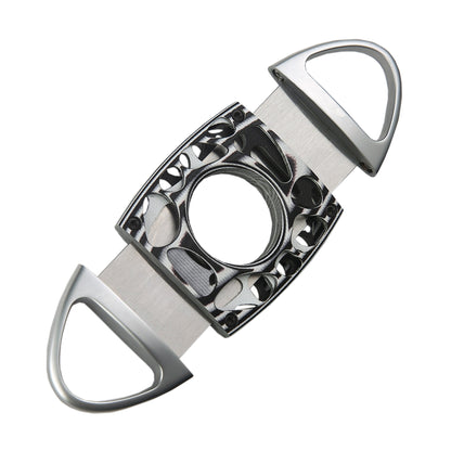 Quantoro QC-18 Metal CNC İşlemeli Silver/White Puro Kesici