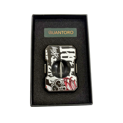 Quantoro QC-7 Gunmetal Graffiti I Puro Kesici