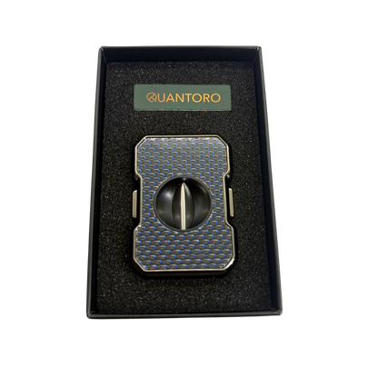 Quantoro QC-7 Gunmetal Blue Carbon Puro Kesici