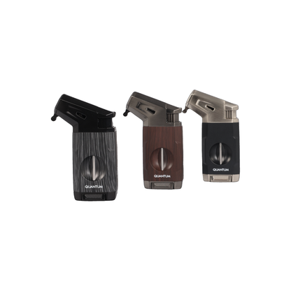 MGM-14 Black Wood Tek Torch Jet Alev V-Cut Çakmak