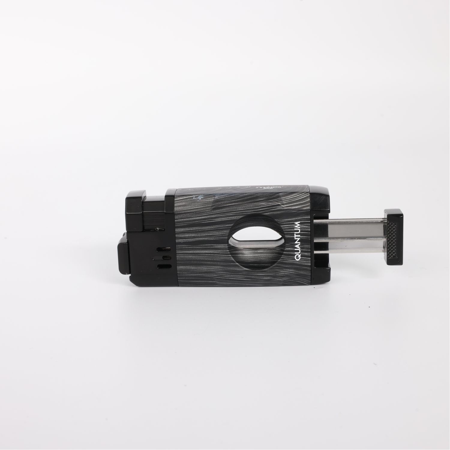 MGM-15 Black Wood Çift Torch Jet Alev V-Cut Çakmak