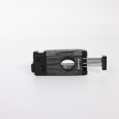 MGM-15 Black Wood Çift Torch Jet Alev V-Cut Çakmak