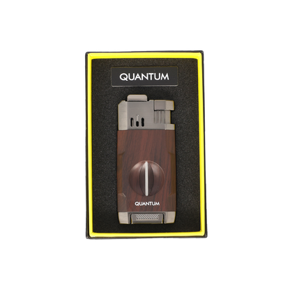 MGM-15 Old Wood Çift Torch Jet Alev V-Cut Çakmak