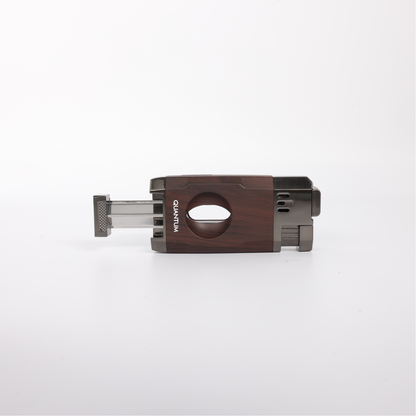 MGM-15 Old Wood Çift Torch Jet Alev V-Cut Çakmak